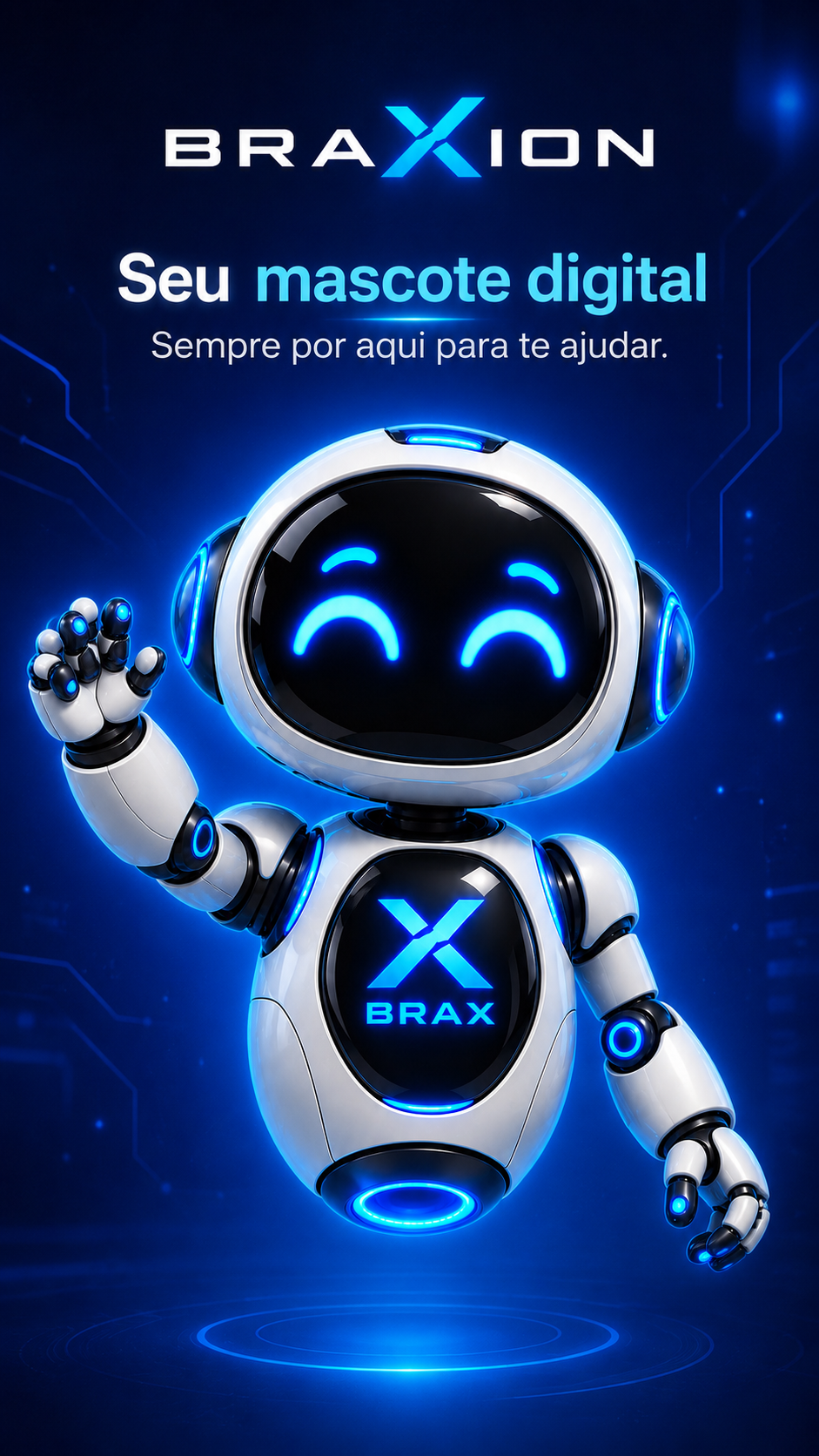 Brax, mascote oficial da Braxion